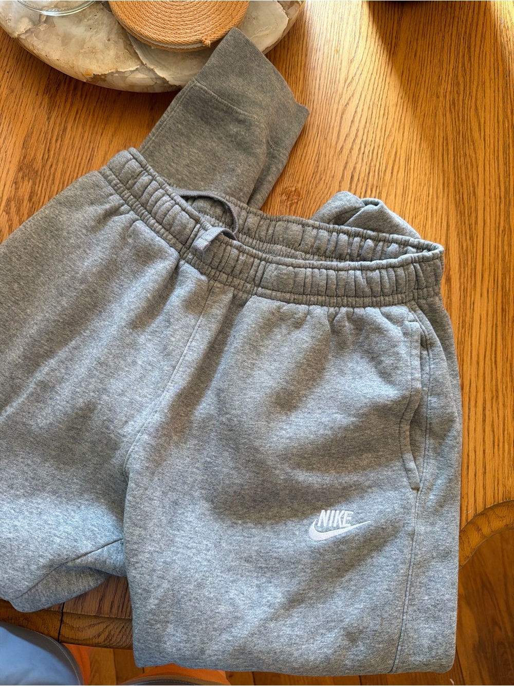 Nike Gray Fleece Sweatpants
